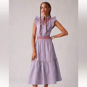 NWT Clare V. Joelle Ruffled Dress XS
